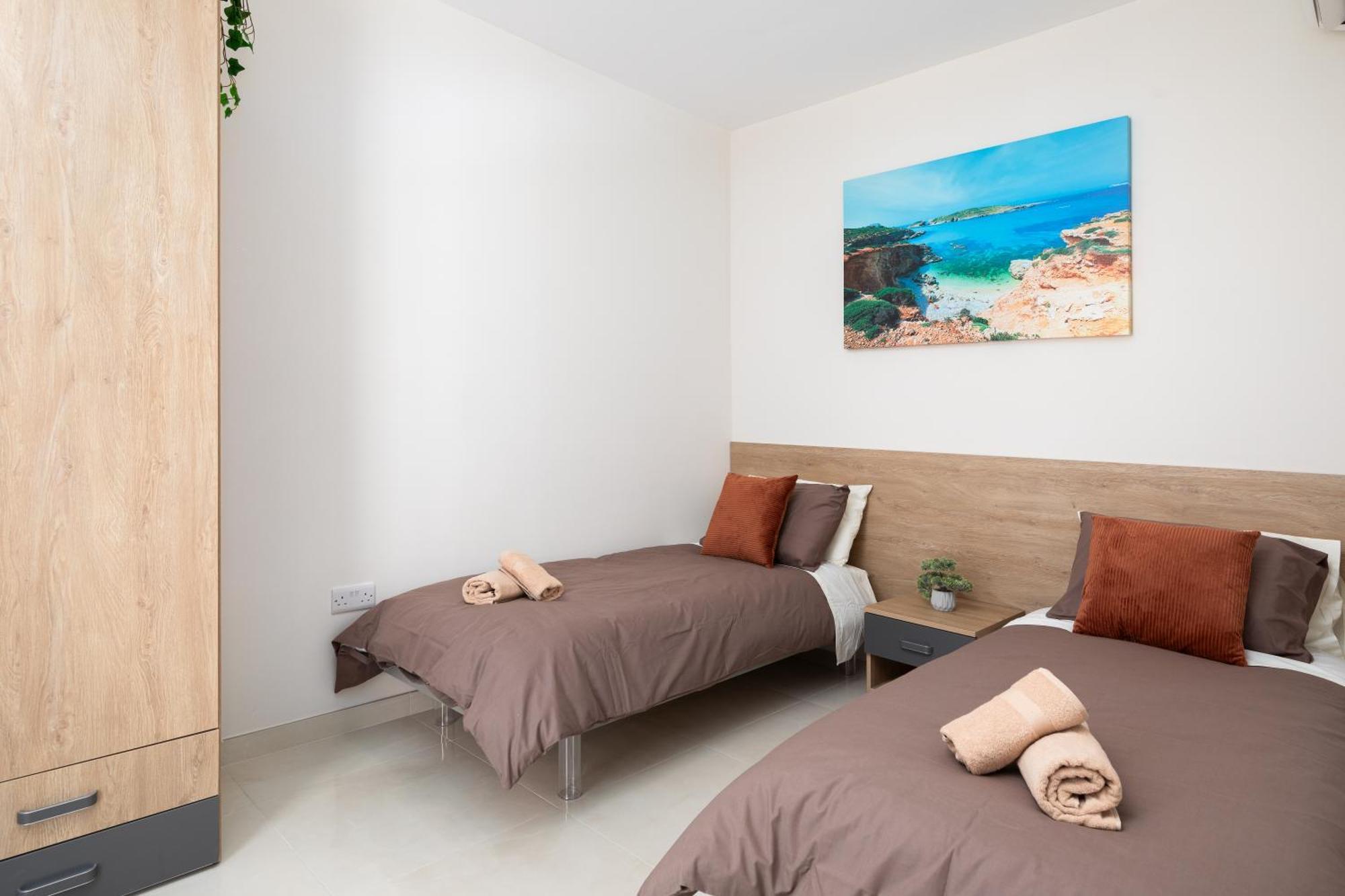 Edka Suites - Modern Sunlit 2Bd Apartments With Balconies - Close To Sliema Promenade, St Julian'S & St Georges Bay Gzira Luaran gambar